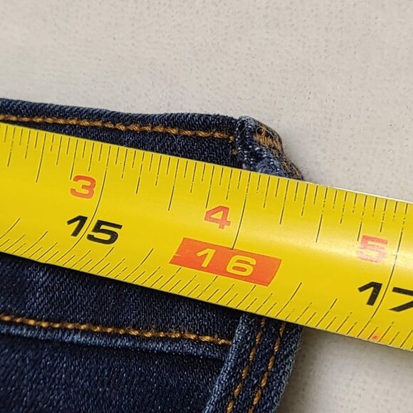 Old Navy Boot Cut Semi Evase Womens Jeans Size 12 Regular Dark Wash Denim - Picture 8 of 11